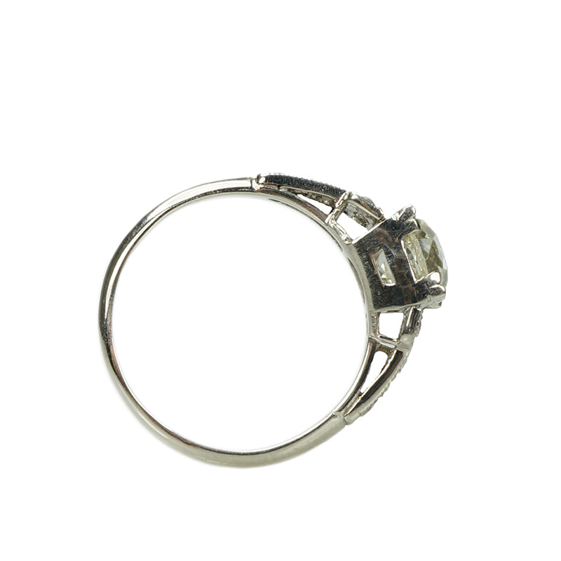 Stunning 1.5 ct OMC in Platinum