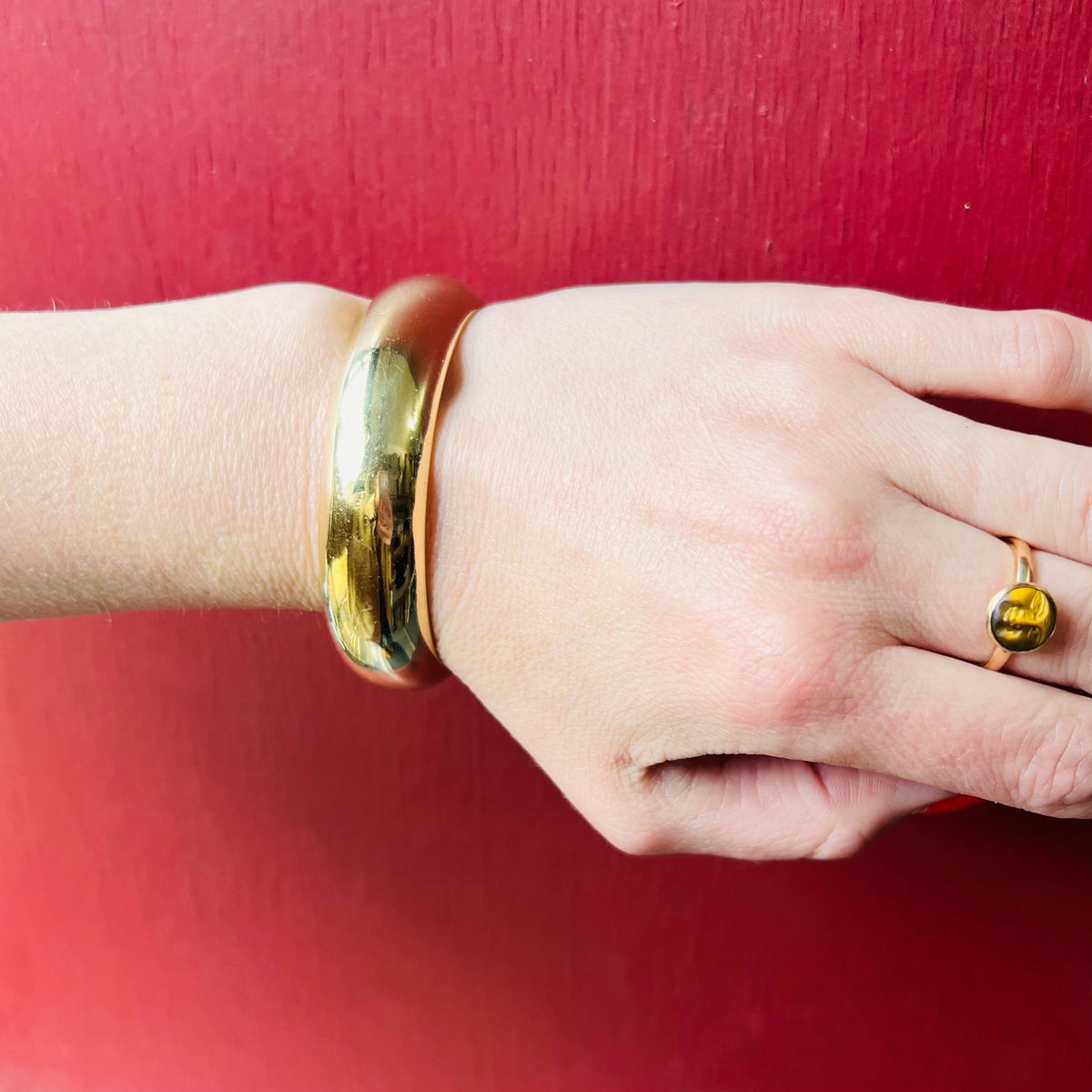 Ultimate Luxury Heavy 18k Gold Bangle