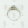 Art Deco Filigree OEC Diamond Engagement Ring