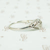 Art Deco Filigree OEC Diamond Engagement Ring