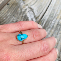 Kingman Turquoise A Specimen Ring