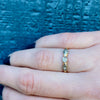 Sweet 1930s NOS Bow Wedding Band
