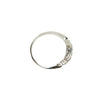 Pretty Vintage Mid Century White Gold Diamond Band