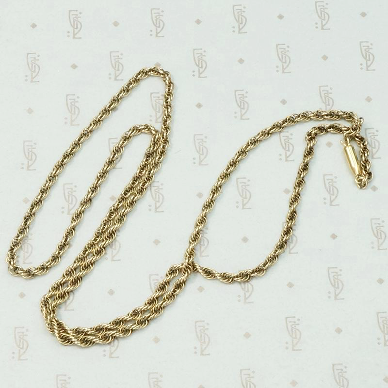 Timeless Edwardian Twisted Rope Chain