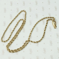 Timeless Edwardian Twisted Rope Chain