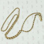 Timeless Edwardian Twisted Rope Chain
