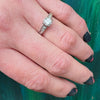 Classic Diamond & Platinum Engagement Ring by Jabel