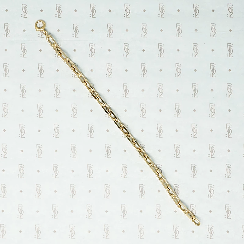 1970s Heavy Link 14k Gold Bracelet