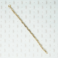 1970s Heavy Link 14k Gold Bracelet