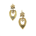 Vintage Gold Victorian Earrings