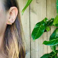 Classic Gold Love Knot Stud Earrings