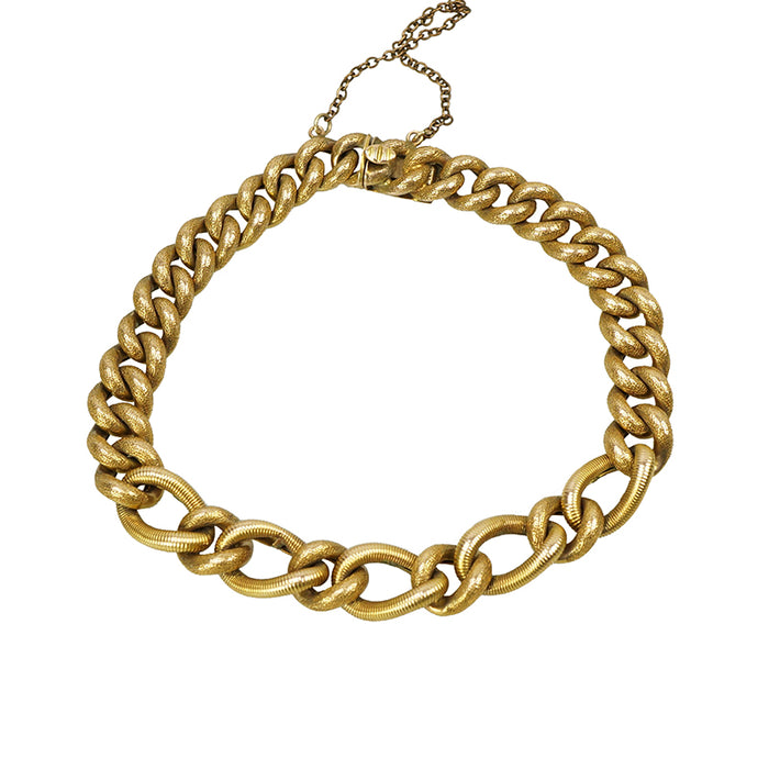 Timeless Gold Curb Link Bracelet Elevated Design - Gem Set Love