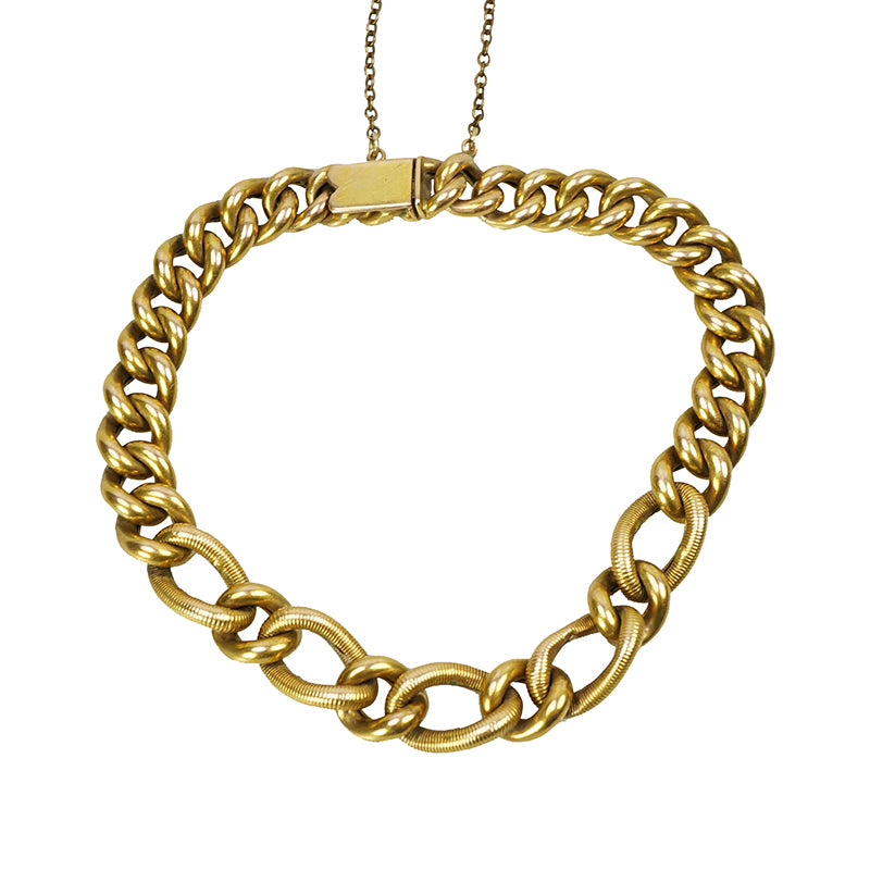 Timeless Gold Curb Link Bracelet Elevated Design - Gem Set Love