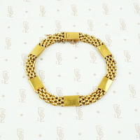 Luxurious 15ct Gold and OMC Diamond Bracelet