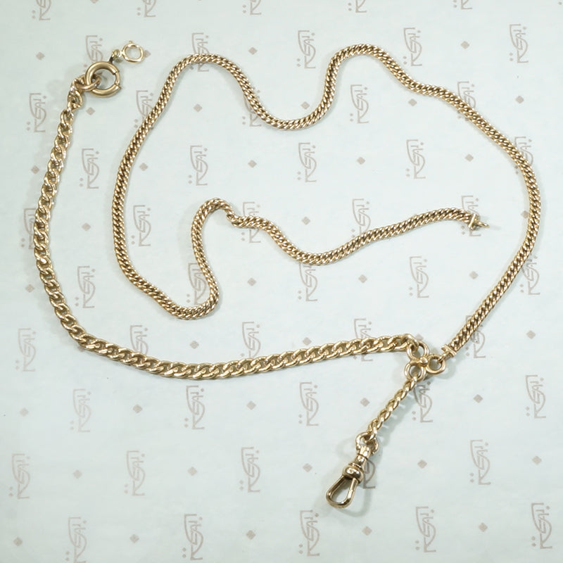 Fabulous Curbs Married Chains Necklace
