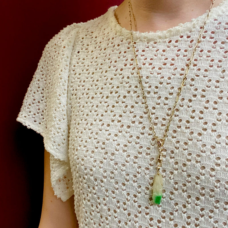 Graceful Guanyin Jade Pendant