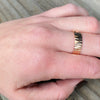 Mid Mod 1960's Geometric Rose Gold Band