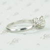 side view old euro 1.77 ct diamond solitaire in platinum