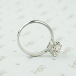 alternate view old euro 1.77 ct diamond solitaire in platinum