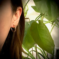 Just Right 20mm Recycled 14k Gold Hoops