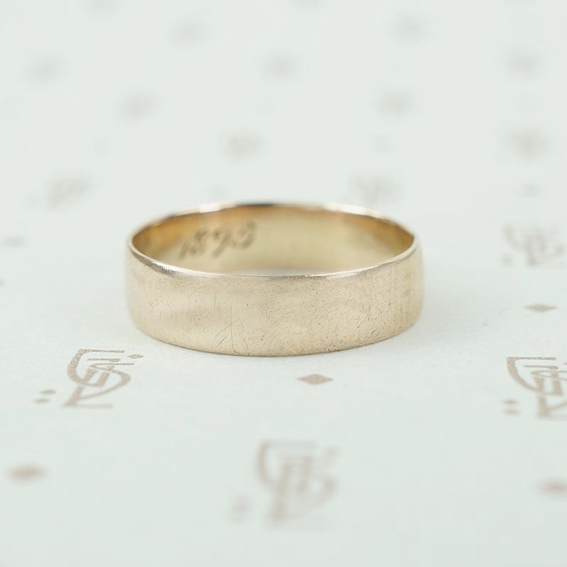 Antique Wedding Band 1895