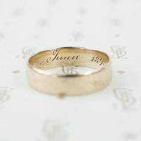 Antique Wedding Band 1895