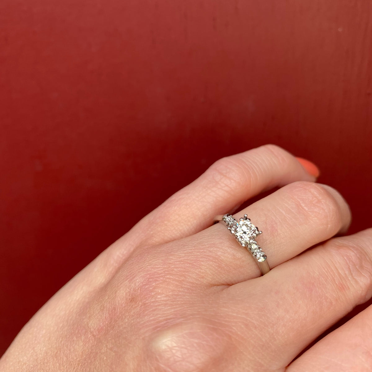 Timeless & Elegant Platinum Diamond Engagement Ring