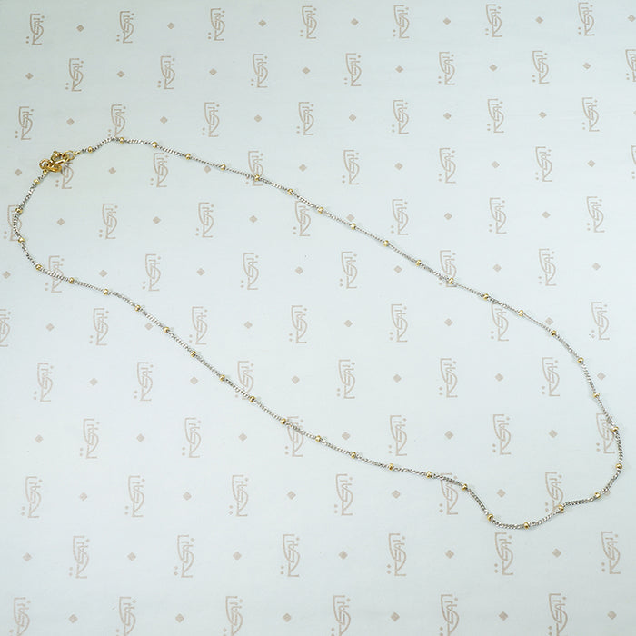 White and Yellow Gold Chain