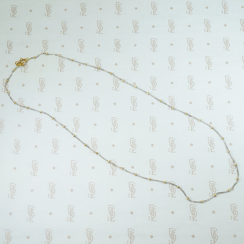 White and Yellow Gold Chain