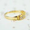 english 18k 5 omc diamond band