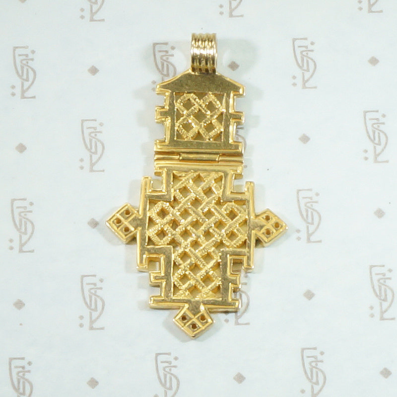 Heavy 18k Vintage Coptic Cross