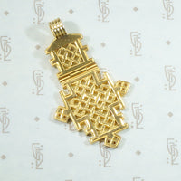 Heavy 18k Vintage Coptic Cross