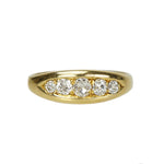 Mid 19th c Old Mine Cut Diamond Band