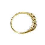 The Quinessetial Victorian London Diamond Band - Gem Set Love