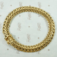 Slinky 18k Yellow Gold Vintage Bracelet