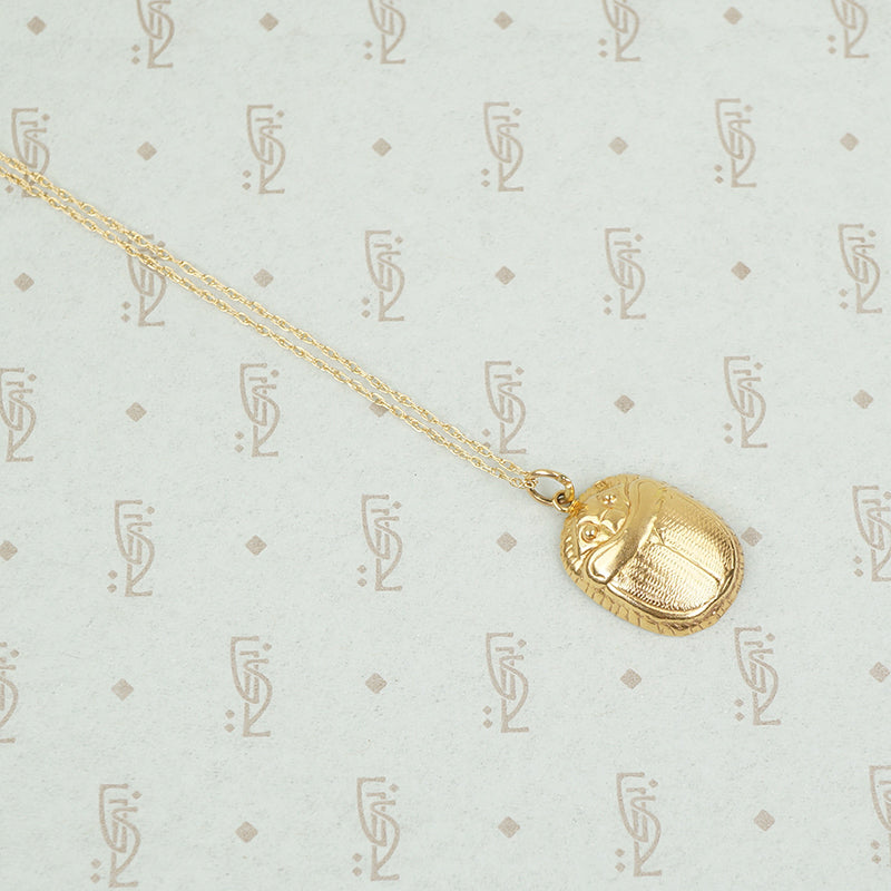 1960's Egyptian Revival Scarab Pendant