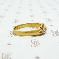 english 18k 5 oec diamond band