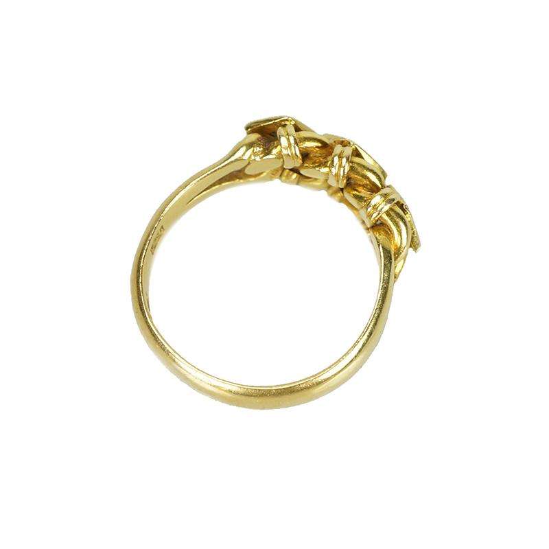 Unique Vintage Diamond set Wide Band London 1912