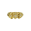 Unique Vintage Diamond set Wide Band London 1912
