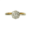 Romantic Vintage Diamond Cluster - Gem Set Love
