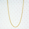 18k yellow gold wheat chain