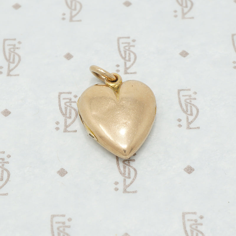 gold heart locket