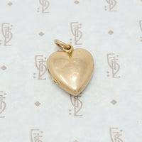 gold heart locket