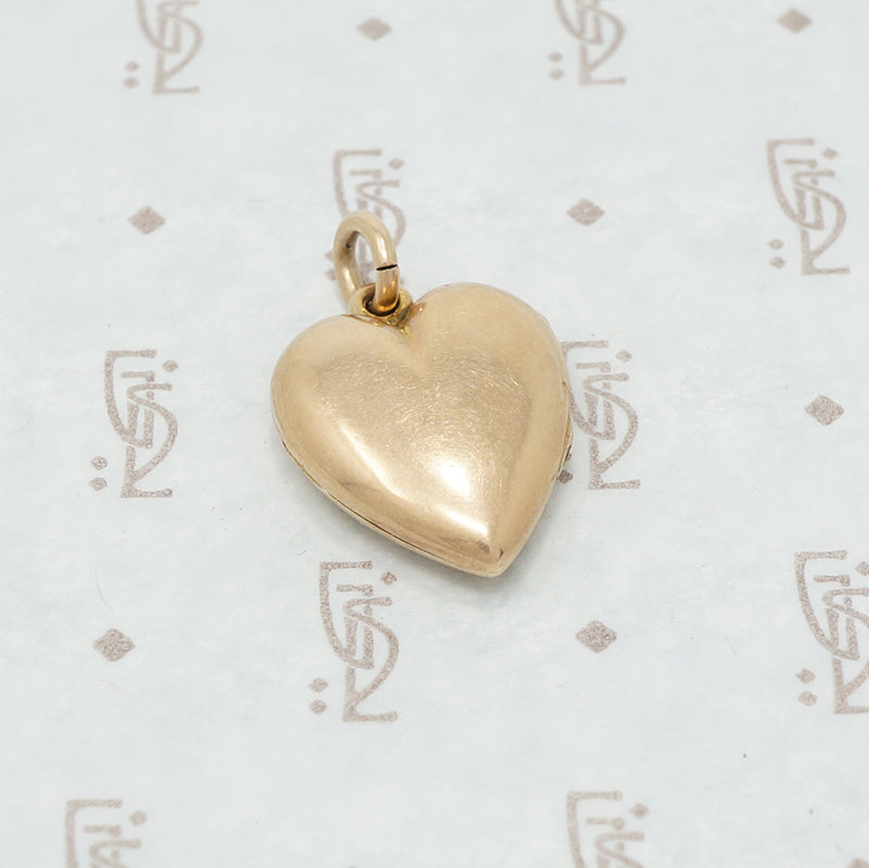 gold heart locket