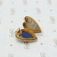 gold heart locket with message of love
