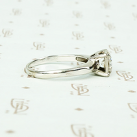 Vintage 1/2 Carat White Gold Solitaire
