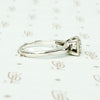 Vintage 1/2 Carat White Gold Solitaire
