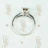 Vintage 1/2 Carat White Gold Solitaire