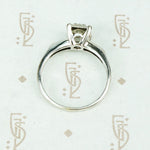 Vintage 1/2 Carat White Gold Solitaire