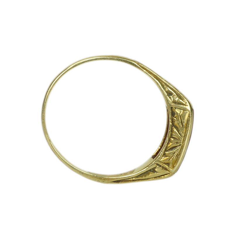 1927 Date Ring 14k Yellow Gold